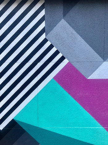 Abstract, Paint, Wall, Graffiti, Geometry HD phone wallpaper