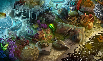 Garden of Time, garden, time, fantasy, arts HD wallpaper