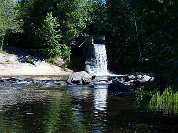 Waterfall Reflection, graphy, Rocks, Trees, Nature, Reflection, Waterfall, River HD wallpaper