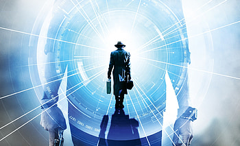 Cinema , Movie man, Film revolver, Time travel concept HD wallpaper