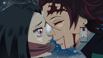 Demon Slayer Love Crying HD wallpaper