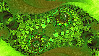 Trippy Psychedelic Fractal, trippy, psychedelic, trance, green, Abstract, fractal, abstract green HD wallpaper