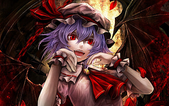 Artwork, Remilia Scarlet, witch HD wallpaper
