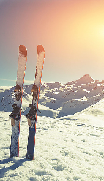 Skis, Skiing HD phone wallpaper