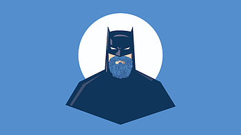 Bearded Batman, batman, superheroes, digital-art, artwork HD wallpaper