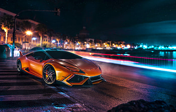 Lamborghini Huracan Full , lamborghini, lamborghini-huracan, cars, orange HD wallpaper