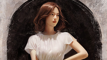Asian Artwork Girl, asian, artist, artwork, digital-art HD wallpaper