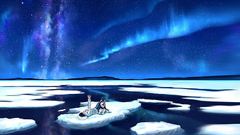 Touch the sky, north, abstract, northern light, , digital art, , arctic, aurora borealis HD wallpaper
