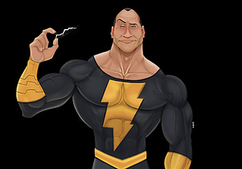 Black Adam, Monzo artwork, Striking aesthetics, Dark and mysterious HD wallpaper
