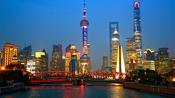 Shanghai World Financial Center, , Shanghai skyline, High-definition backgrounds HD wallpaper