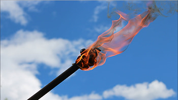 Torch, torch, flame HD wallpaper