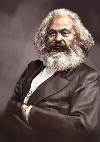 Karl Marx, Artstation, Visual depiction, Artistic representation HD phone wallpaper