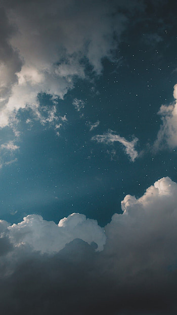 cloudy sky HD phone wallpaper