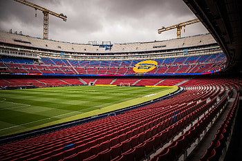 Camp Nou Panorama — FC Barcelona Stadium, Soccer Field, Camp Nou, Stadium, FC Barcelona HD wallpaper