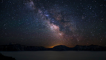Milky way, Night Skylines HD wallpaper