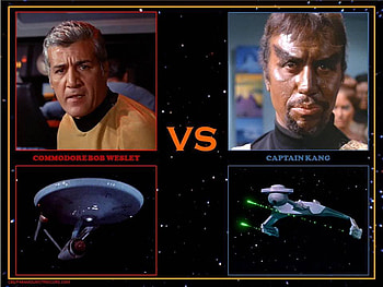 Wesley versus Kang, kang, star trek, wesley, battle HD wallpaper