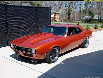 Sweet ride, classic, camaro, gm, red HD wallpaper