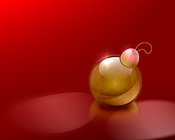 One more christmas, holiday, christmas, red, ornament, bal HD wallpaper
