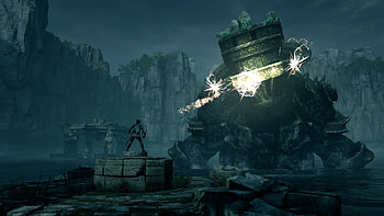 Colossus no. 12, Memorable boss fight, Stunning artwork, Intimidating foe HD wallpaper