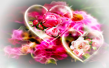 To The Loved One Of Jessica Williams, lost friend, love, flowers, remembrance, memory, heart, blessing HD wallpaper
