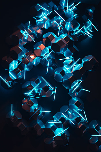 Dark, Form, Neon, Glow, Forms HD phone wallpaper