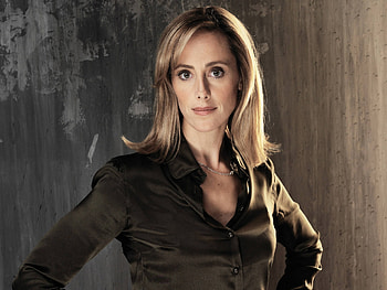Kim Raver, sexy, american, blonde, actress HD wallpaper