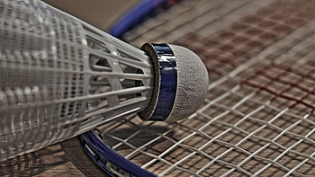 Top badminton backgrounds, Professional athletes, Intense gameplay, Powerful shots HD wallpaper