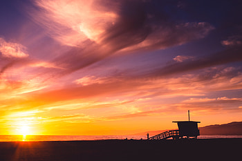 Nature, Sunset, Sea, Shore, Bank, Coast HD wallpaper