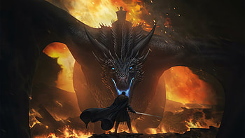 Night King Dragon Vs Jon Snow , jon-snow, night-king, dragon, tv-shows HD wallpaper