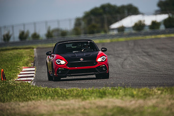 Fiat 124 Spider, Autocross HD wallpaper