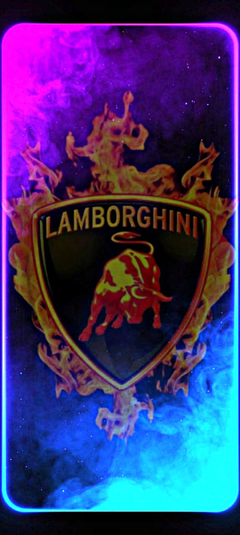 Lamborghini logo, badge, symbol, car HD phone wallpaper