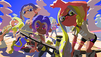 Splatoon 3 gaming, background, Immersive visuals HD wallpaper