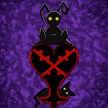 Heartless (Kingdom Hearts), Kingdom Hearts fan art, Eerie and captivating, ArtStation submission HD phone wallpaper