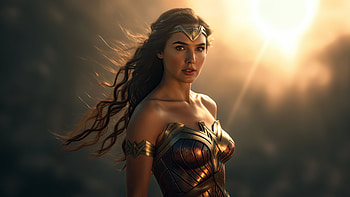 Wonder Woman Dawn Of Justice , wonder-woman, superheroes, artwork, digital-art, ai, deviantart HD wallpaper