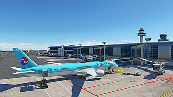 Korean Air, Flight simulation community, Aviation enthusiasts, Virtual flying experience HD wallpaper