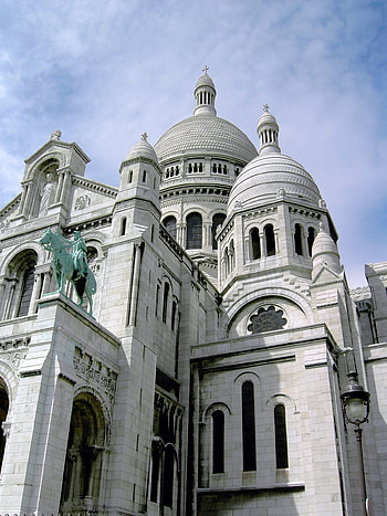 Sacre Coeur Basilica, Architecture, , Cityscape HD phone wallpaper