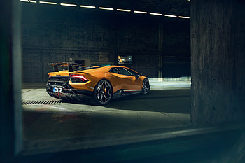 Novitec Lamborghi Huracan Perfomante Back View , lamborghini-huracan-performante, lamborghini-huracan, lamborghini, 2018-cars, cars HD wallpaper