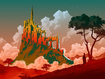 fantasy, castle HD wallpaper