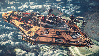 Large Sci-Fi Dump. HD wallpaper