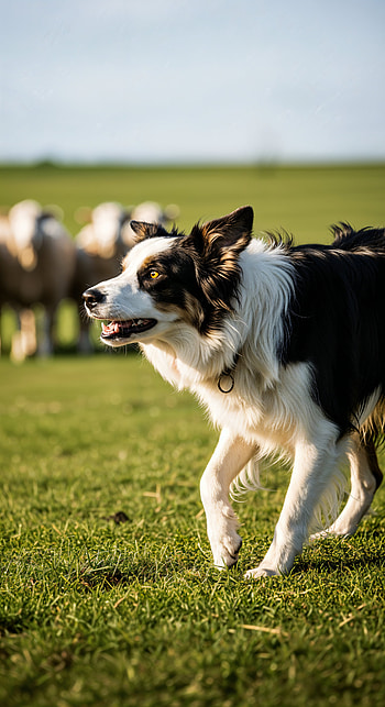 Flock Guardian — Sheepdog , border collie, dog HD phone wallpaper
