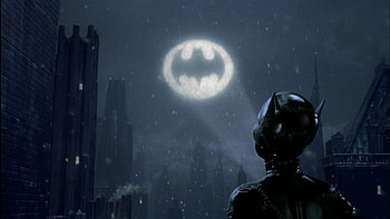 Batman Returns, Catwoman, Bat signal HD wallpaper