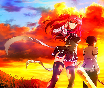 Stella Vermillion, Anime, Chivalry Of A Failed Knight, Ikki Kurogane HD wallpaper