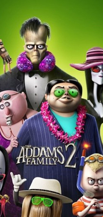 The Addams Family 2, Quirky animation, Memorable characters, Family fun HD phone wallpaper