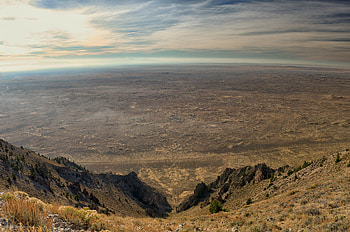Long Way Down, drop, clouds, sky, hill, long HD wallpaper