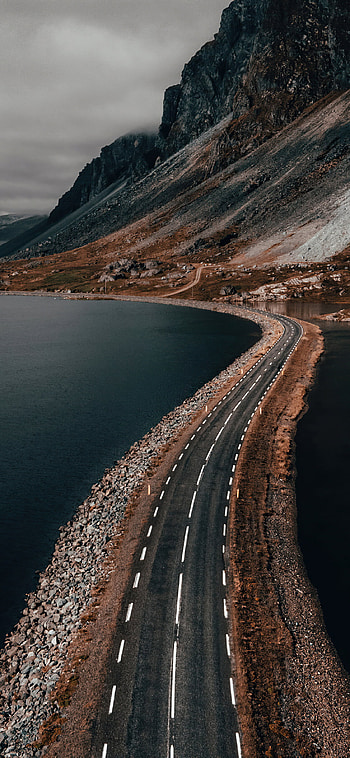 The Atlantic Road, Norway HD phone wallpaper