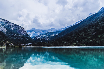 Nature, Mountains, Lake, Reflection HD wallpaper