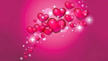 Pink Heart, , , Awesome HD wallpaper