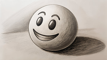 Cheerful Emoticon in Stunning Ultra, emoticon, smiley face, drawing, illustration, artistic HD wallpaper
