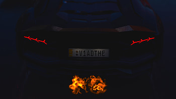 Forza Horizon 3, taillight, Lamborghini Aventador, video game HD wallpaper