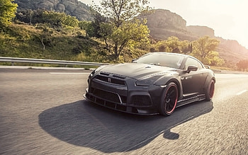 Nissan, Tuning, Cars, Movement, Traffic, Gt-R HD wallpaper